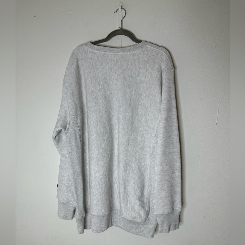 Alabama Champion Reverse Weave Size XLT Crewneck Sweatshirt Heathered Gray - Picture 4 of 4